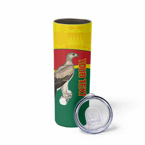 Custom Ghana Black Batters Skinny Tumbler Ghanaian Tawny Eagle - Cricket Style