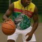 Custom Ghana Black Batters Sleeveless Zip Hoodie Ghanaian Tawny Eagle - Cricket Style - African Pride