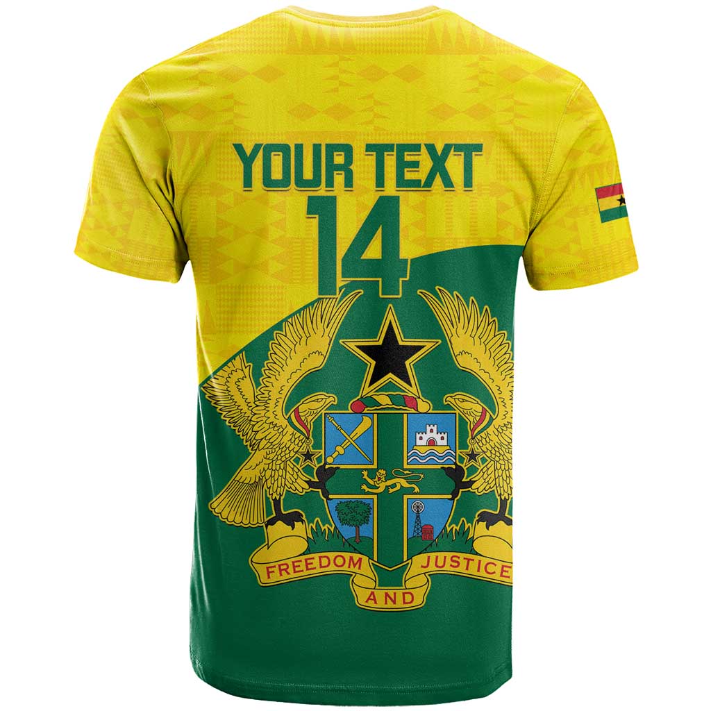 Custom Ghana Black Batters T shirt Ghanaian Tawny Eagle - Cricket Style