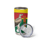 Custom Ghana Black Batters Tumbler Cup Ghanaian Tawny Eagle - Cricket Style
