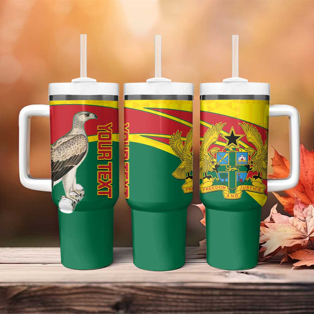 Custom Ghana Black Batters Tumbler With Handle Ghanaian Tawny Eagle - Cricket Style