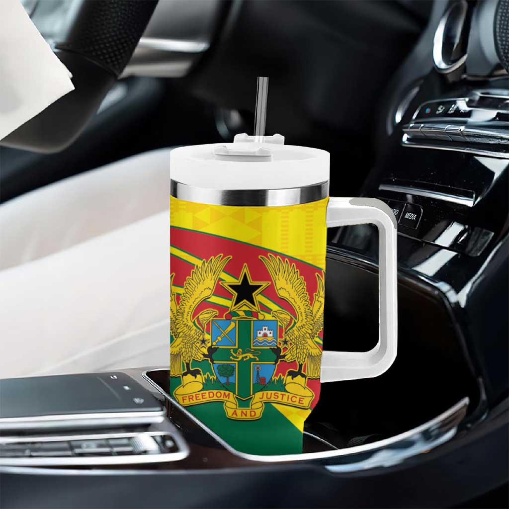 Custom Ghana Black Batters Tumbler With Handle Ghanaian Tawny Eagle - Cricket Style