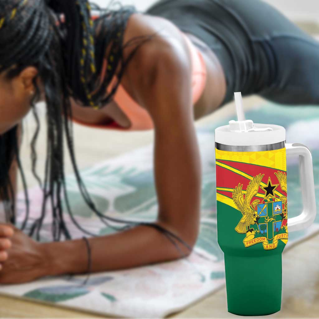 Custom Ghana Black Batters Tumbler With Handle Ghanaian Tawny Eagle - Cricket Style