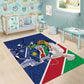 Afro Namibia Independence Day Area Rug Namibian 1990 African Pattern