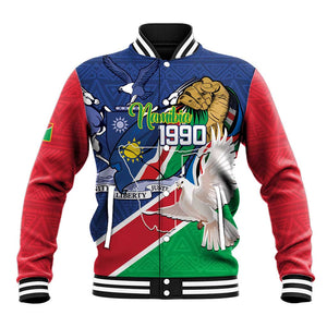 Afro Namibia Independence Day Baseball Jacket Namibian 1990 African Pattern