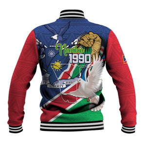 Afro Namibia Independence Day Baseball Jacket Namibian 1990 African Pattern