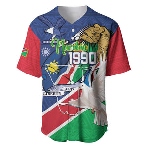 Afro Namibia Independence Day Baseball Jersey Namibian 1990 African Pattern