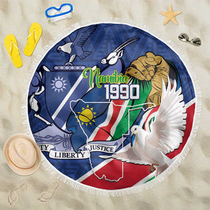 Afro Namibia Independence Day Beach Blanket Namibian 1990 African Pattern