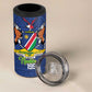 Afro Namibia Independence Day 4 in 1 Can Cooler Tumbler Namibian 1990 African Pattern