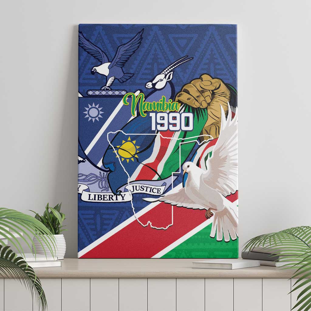 Afro Namibia Independence Day Canvas Wall Art Namibian 1990 African Pattern