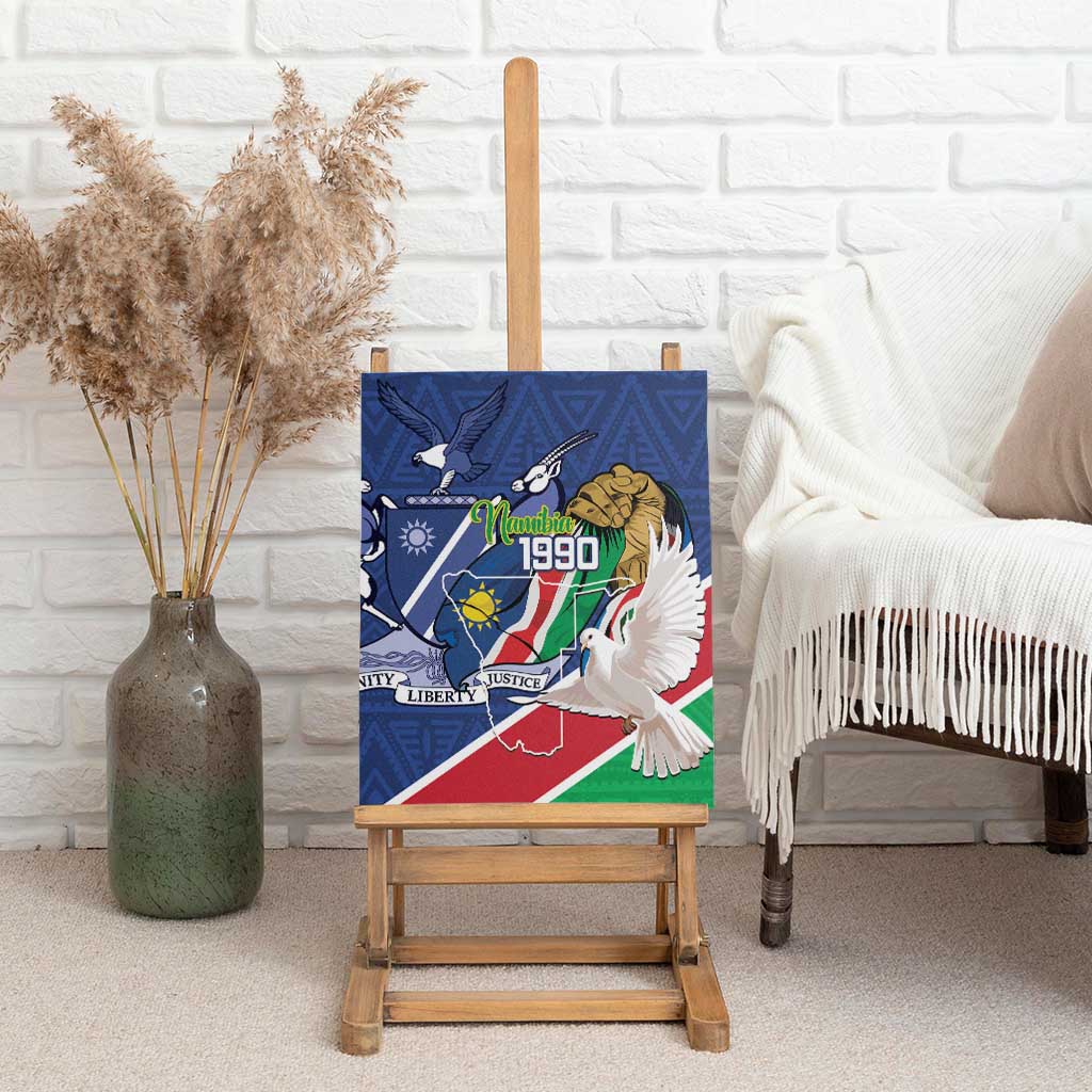 Afro Namibia Independence Day Canvas Wall Art Namibian 1990 African Pattern