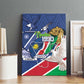 Afro Namibia Independence Day Canvas Wall Art Namibian 1990 African Pattern