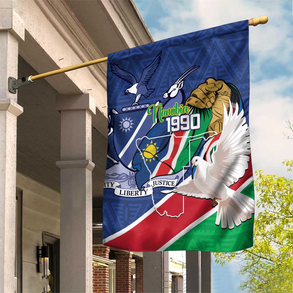 Afro Namibia Independence Day Garden Flag Namibian 1990 African Pattern