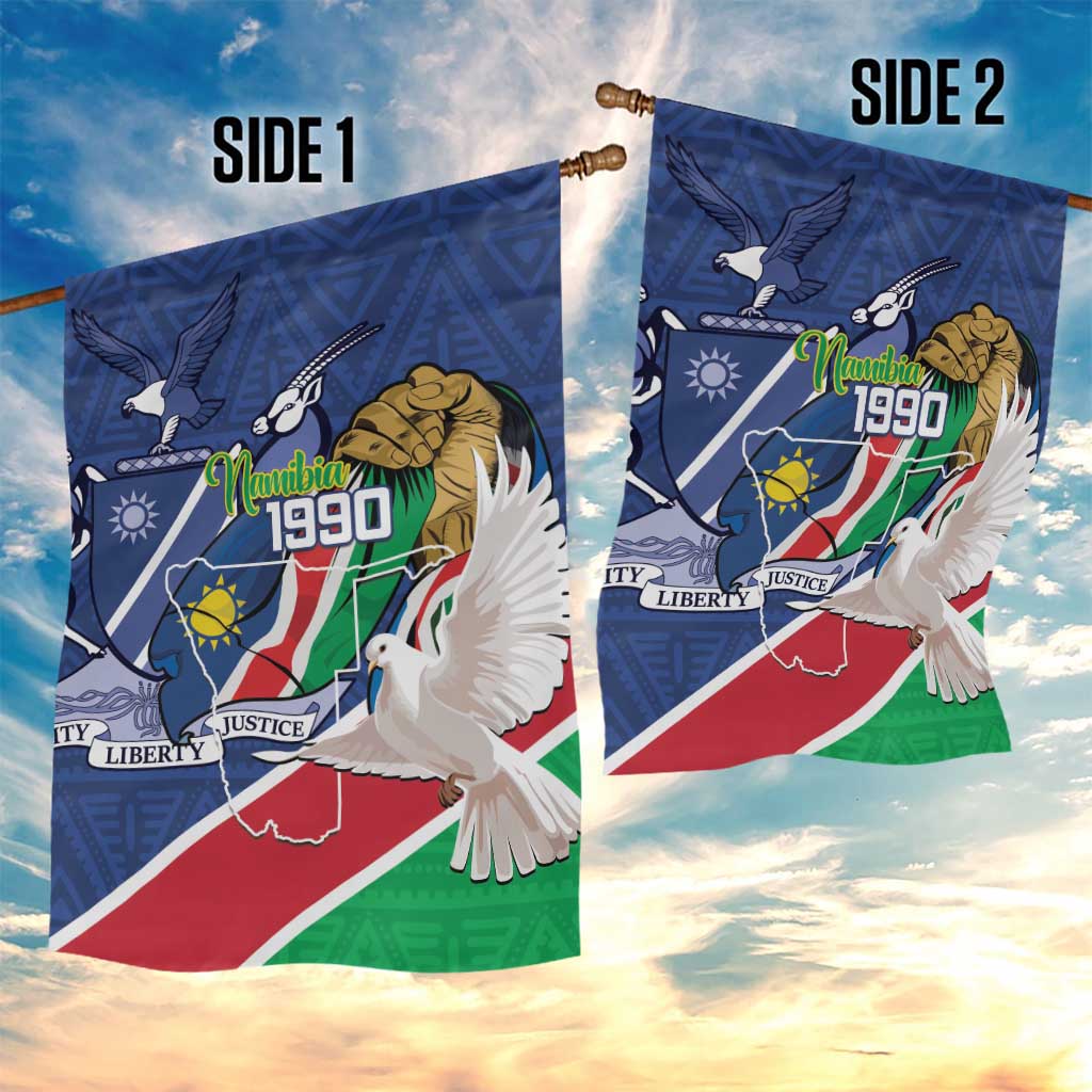 Afro Namibia Independence Day Garden Flag Namibian 1990 African Pattern