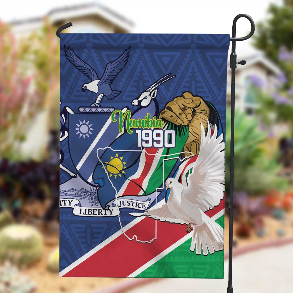Afro Namibia Independence Day Garden Flag Namibian 1990 African Pattern