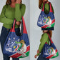 Afro Namibia Independence Day Grocery Bag Namibian 1990 African Pattern