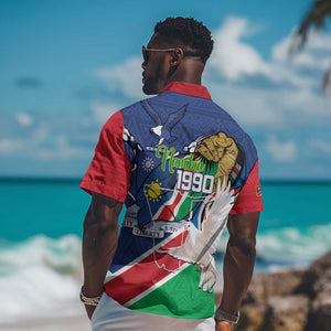 Afro Namibia Independence Day Hawaiian Shirt Namibian 1990 African Pattern