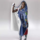 Afro Namibia Independence Day Hooded Blanket Namibian 1990 African Pattern