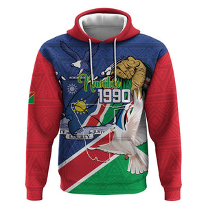 Afro Namibia Independence Day Hoodie Namibian 1990 African Pattern