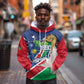 Afro Namibia Independence Day Hoodie Namibian 1990 African Pattern