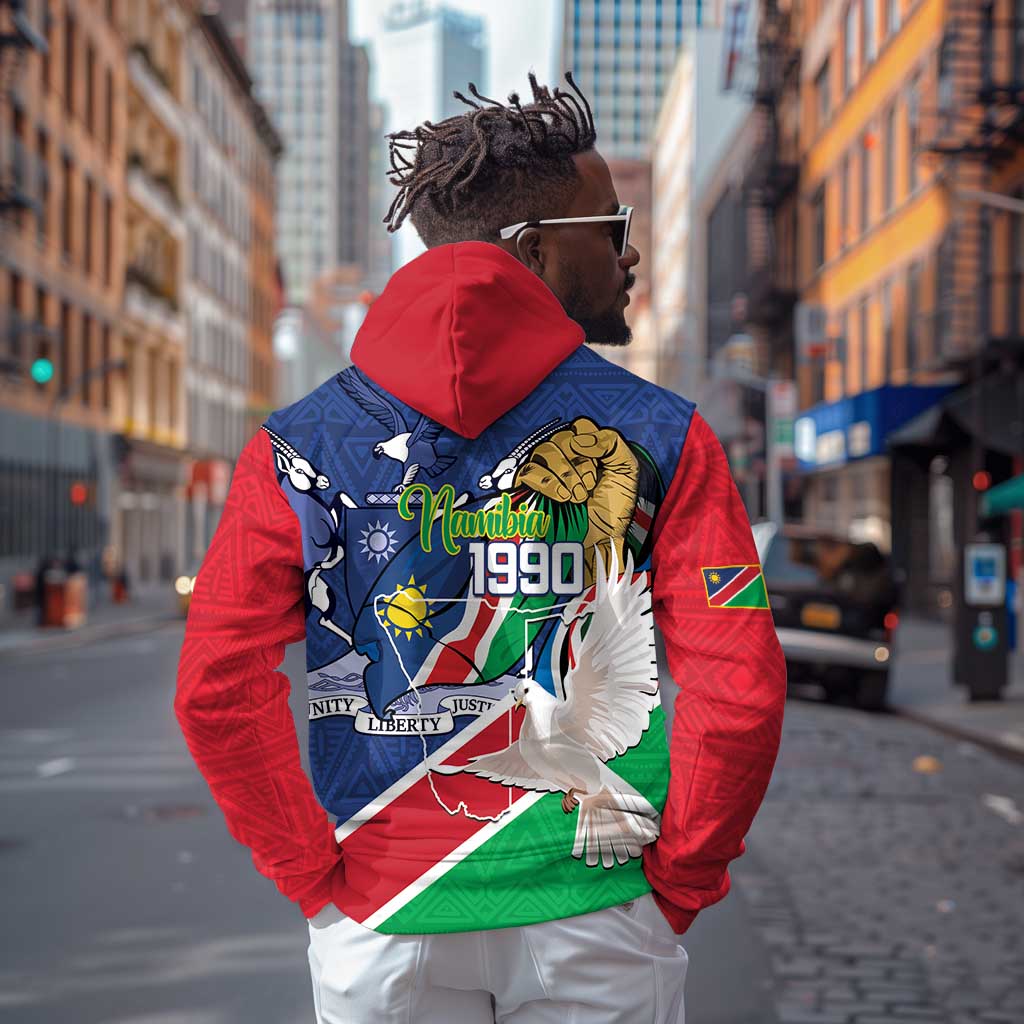 Afro Namibia Independence Day Hoodie Namibian 1990 African Pattern