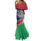 Afro Namibia Independence Day Mermaid Dress Namibian 1990 African Pattern