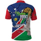 Afro Namibia Independence Day Polo Shirt Namibian 1990 African Pattern
