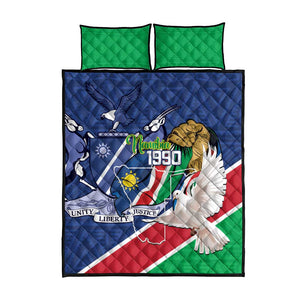 Afro Namibia Independence Day Quilt Bed Set Namibian 1990 African Pattern
