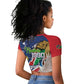 Afro Namibia Independence Day Raglan Cropped T shirt Namibian 1990 African Pattern