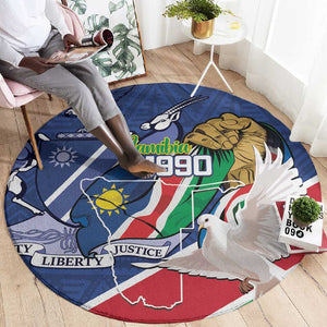 Afro Namibia Independence Day Round Carpet Namibian 1990 African Pattern
