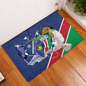 Afro Namibia Independence Day Rubber Doormat Namibian 1990 African Pattern