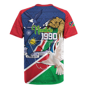 Afro Namibia Independence Day Rugby Jersey Namibian 1990 African Pattern