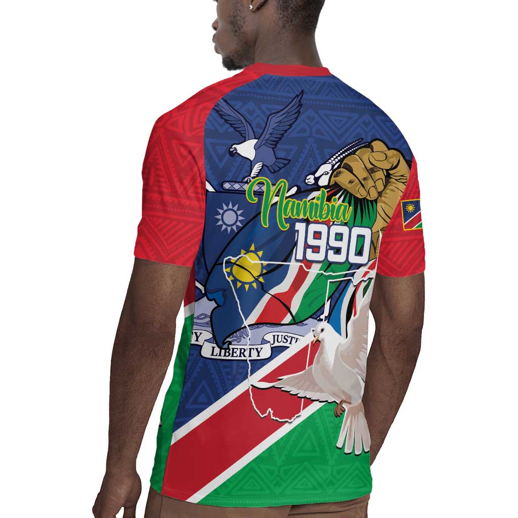 Afro Namibia Independence Day Rugby Jersey Namibian 1990 African Pattern
