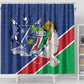 Afro Namibia Independence Day Shower Curtain Namibian 1990 African Pattern