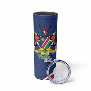 Afro Namibia Independence Day Skinny Tumbler Namibian 1990 African Pattern