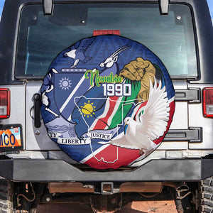 Afro Namibia Independence Day Spare Tire Cover Namibian 1990 African Pattern