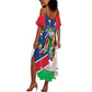 Afro Namibia Independence Day Summer Maxi Dress Namibian 1990 African Pattern