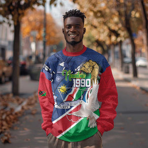 Afro Namibia Independence Day Sweatshirt Namibian 1990 African Pattern