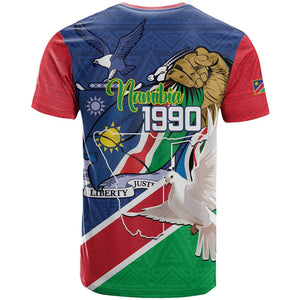 Afro Namibia Independence Day T shirt Namibian 1990 African Pattern
