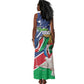 Afro Namibia Independence Day Tank Maxi Dress Namibian 1990 African Pattern