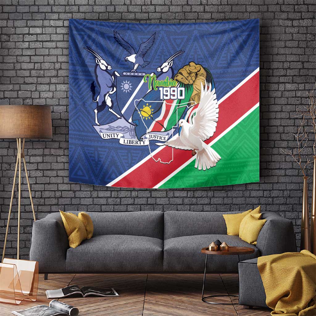 Afro Namibia Independence Day Tapestry Namibian 1990 African Pattern