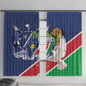 Afro Namibia Independence Day Window Curtain Namibian 1990 African Pattern