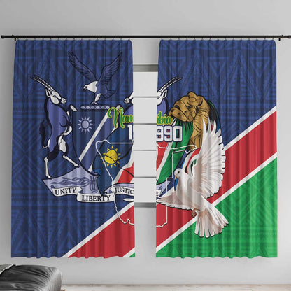 Afro Namibia Independence Day Window Curtain Namibian 1990 African Pattern