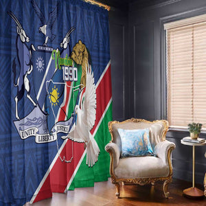 Afro Namibia Independence Day Window Curtain Namibian 1990 African Pattern