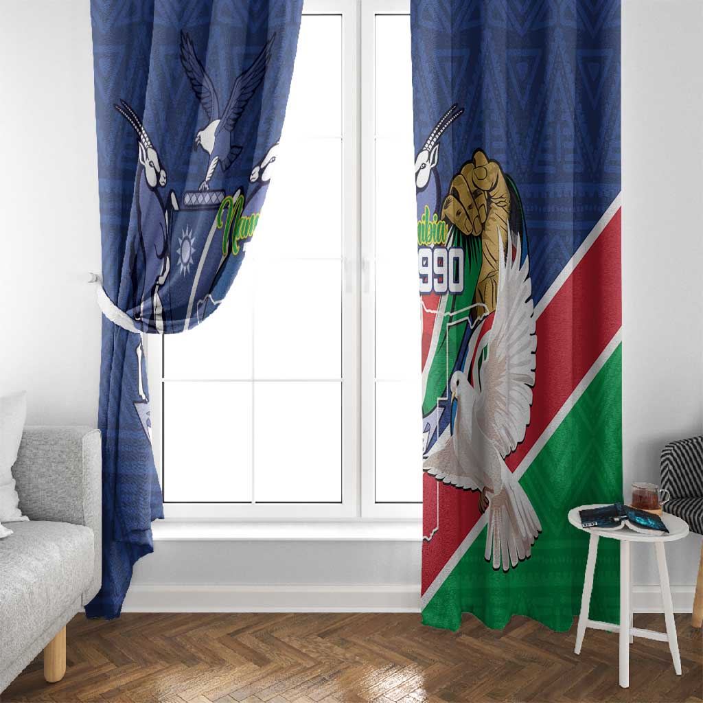 Afro Namibia Independence Day Window Curtain Namibian 1990 African Pattern