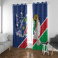 Afro Namibia Independence Day Window Curtain Namibian 1990 African Pattern
