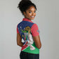 Afro Namibia Independence Day Women Polo Shirt Namibian 1990 African Pattern