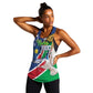 Afro Namibia Independence Day Women Racerback Tank Namibian 1990 African Pattern