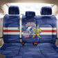 Cabo Verde Football 2026 Back Car Seat Cover Forca Tubaroes Azuis