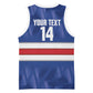 Cabo Verde Football 2026 Custom Basketball Jersey Forca Tubaroes Azuis
